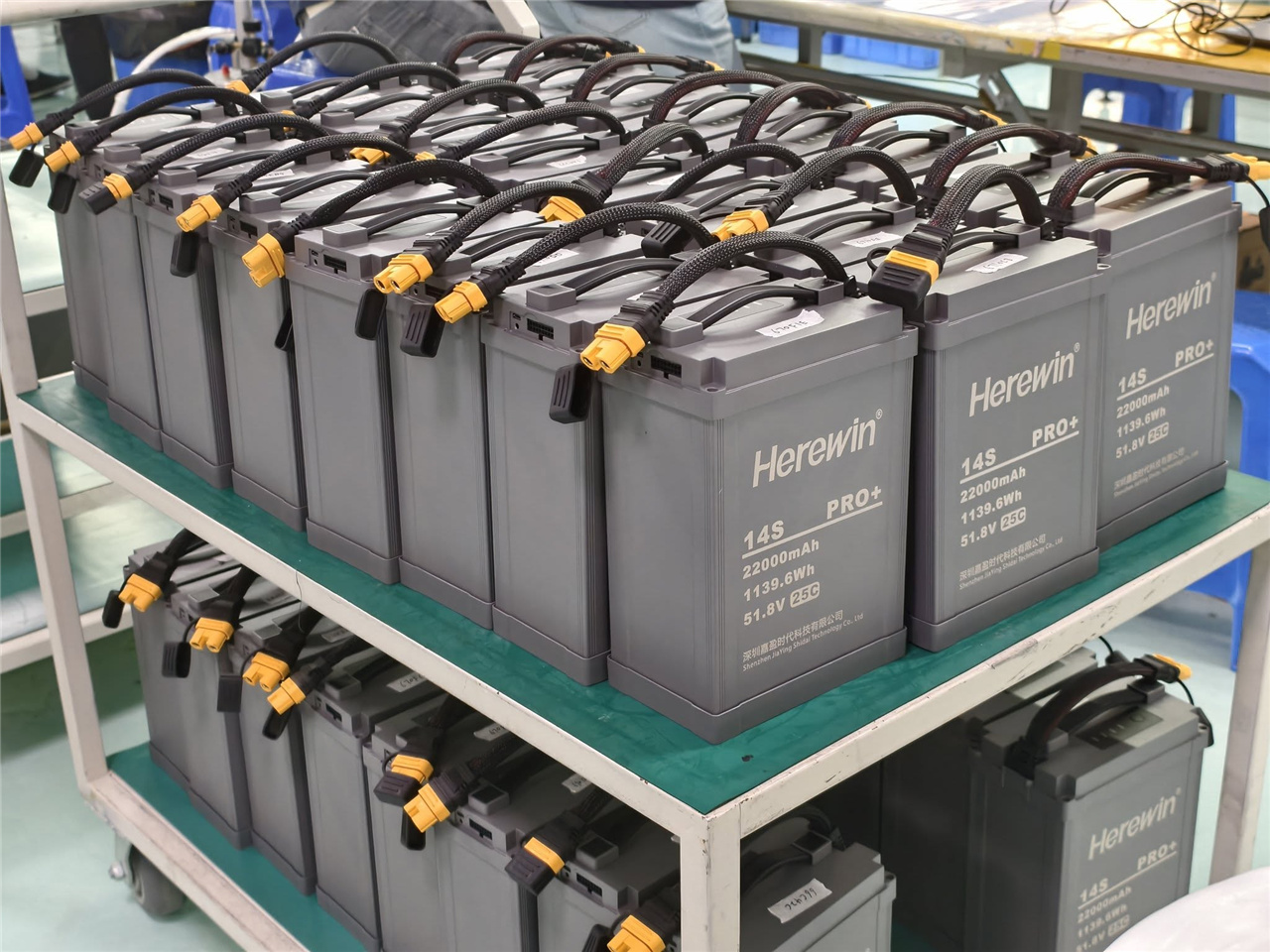 Herewin Pro+14S 22000mAh 53.2V 25C HV Lipo Smart Drone Battery (4)